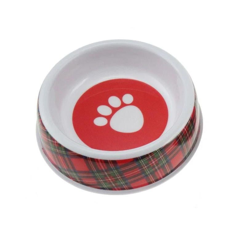 Tartan Dog Bowl