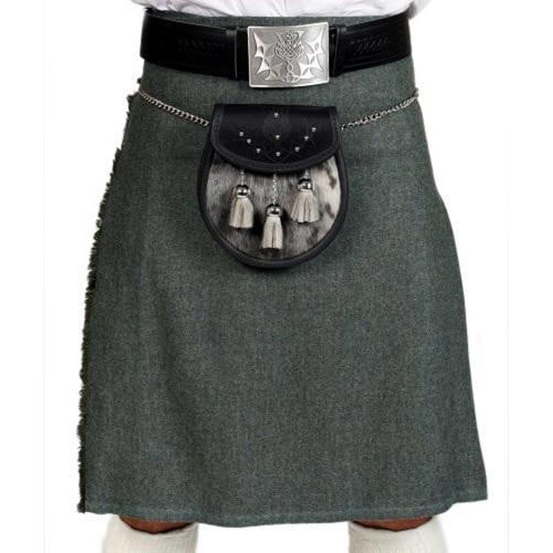 Men's 5 Yard Kilt - 15oz Heavyweight Wool Tweed - Made to Order