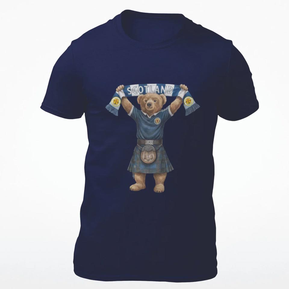 Unisex Scotland Football World Cup Top - World Cup Bear
