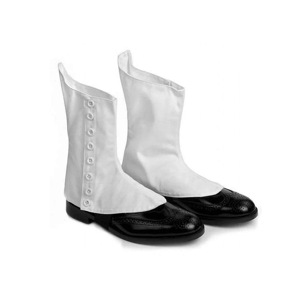 Piper's Spats with White Buttons