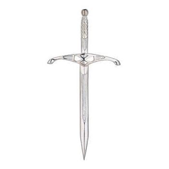 Sterling Silver Viking Long Sword Kilt Pin