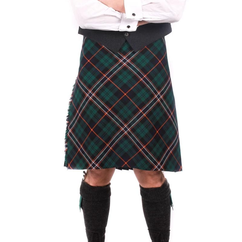 Men's 8 Yard Kilt - 16oz Heavyweight Wool - Bias Front - Made to Order
