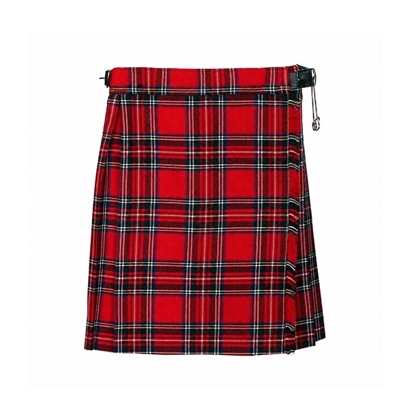 Girls Polyviscose Kilt, Royal Stewart