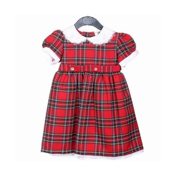 Girls Tartan Dress, Royal Stewart