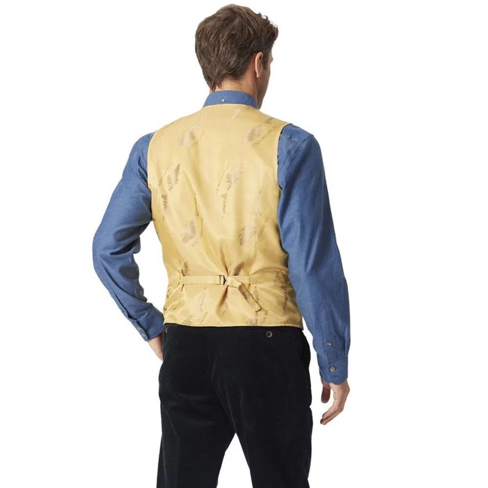 Men's Harris Classic Fit Tweed Waistcoat - Torrance - LIMITED SIZES - Image 2