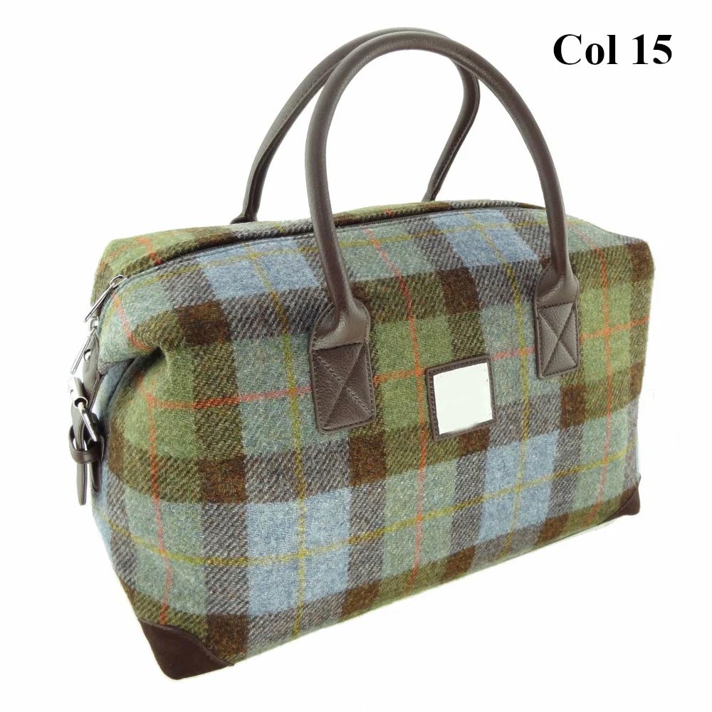 Harris Tweed Large Luxury Holdall - Esk - Image 3
