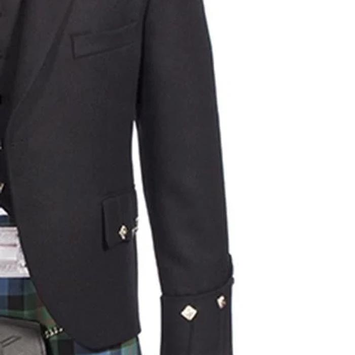 Argyle Jacket Black Barathea - Imported - Image 4
