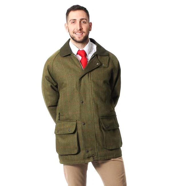 Men's Derby Tweed Jacket - Dark Tweed - Image 4