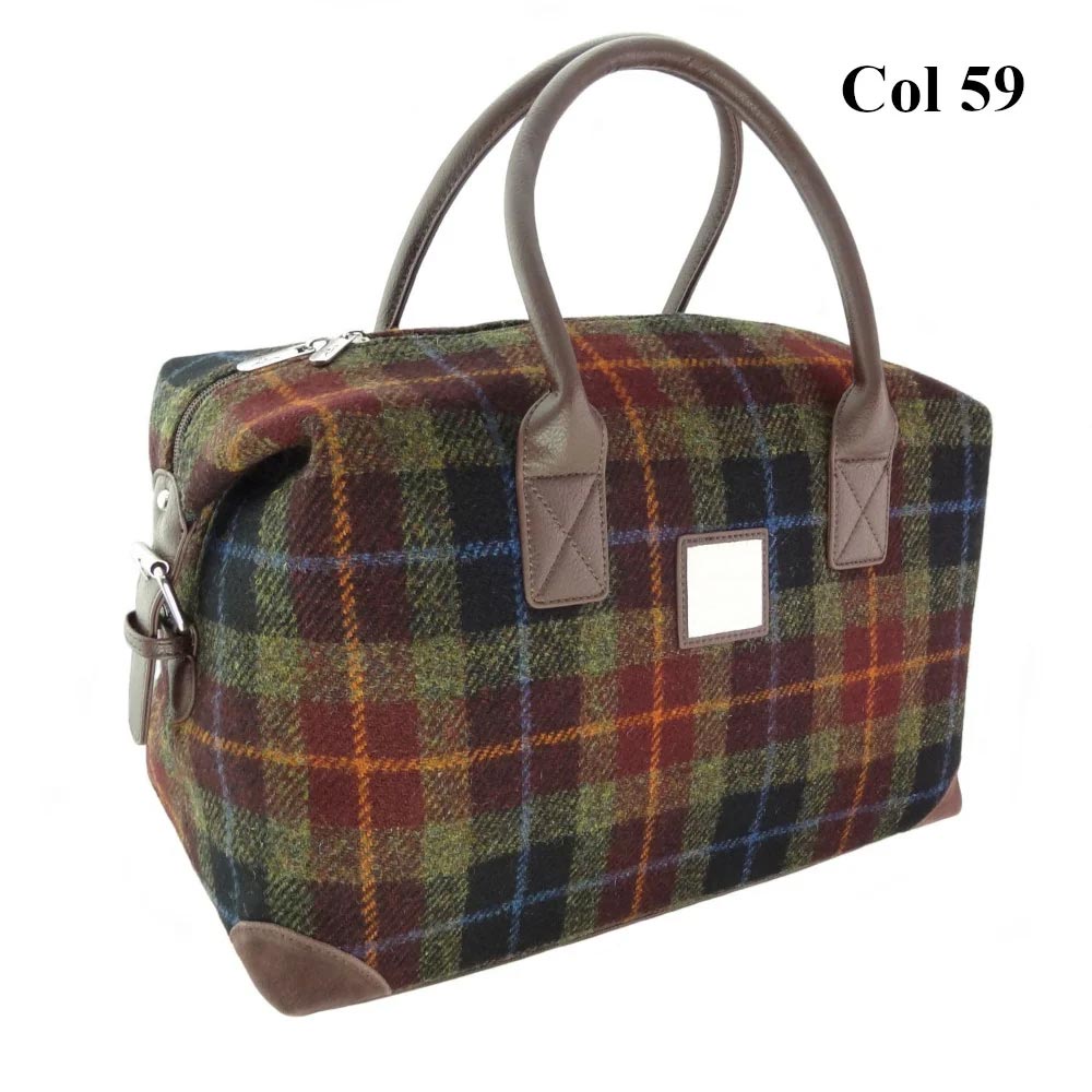 Harris Tweed Large Luxury Holdall - Esk - Image 4