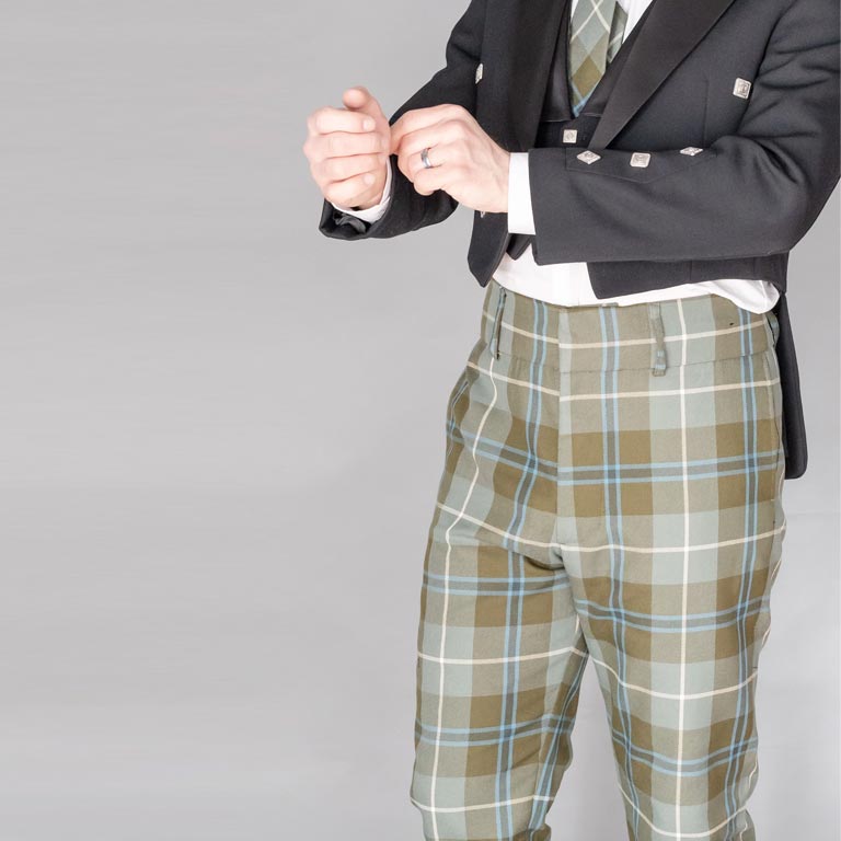 Men's Polyviscose Tartan Trews - Douglas Weathered - Image 4