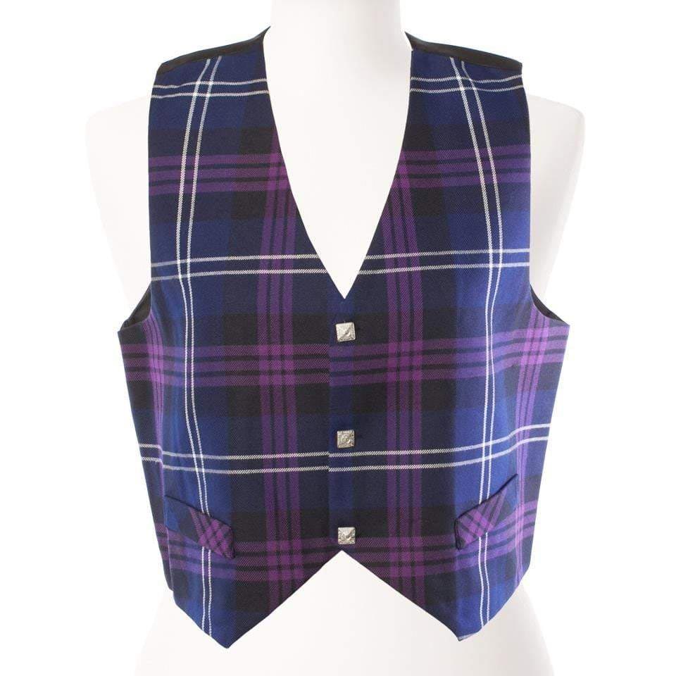 Gents Polyviscose Tartan Waistcoat - 5 Tartans - Image 4