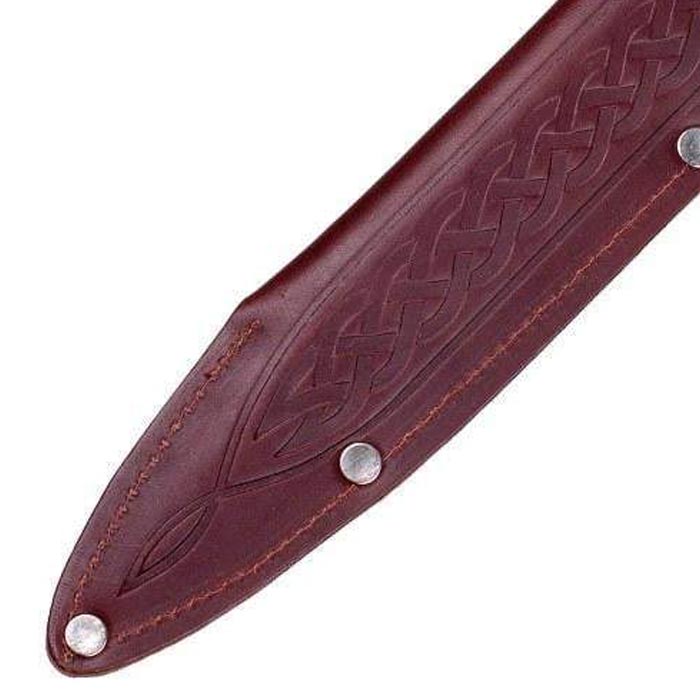 Damascus Steel Dirk with Horn Handle - Image 5