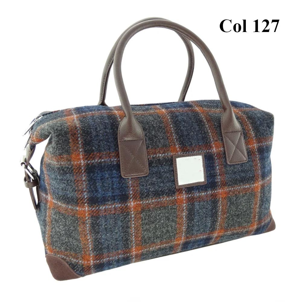 Harris Tweed Large Luxury Holdall - Esk - Image 6