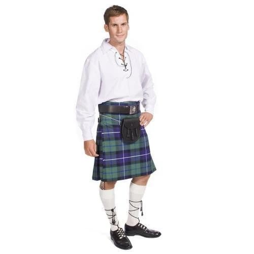 Casual 8 Yard Kilt Outfit - 8 Piece Package