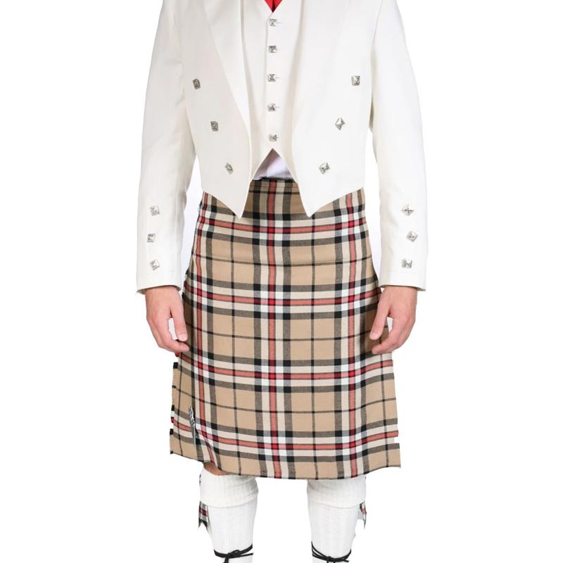 Men's 8 Yard Traditional Kilt - 13oz Mediumweight Wool - Made to Order