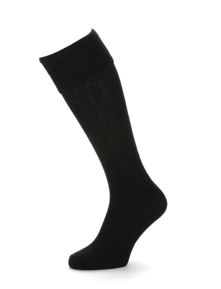 Men's Kilt Hose - Black