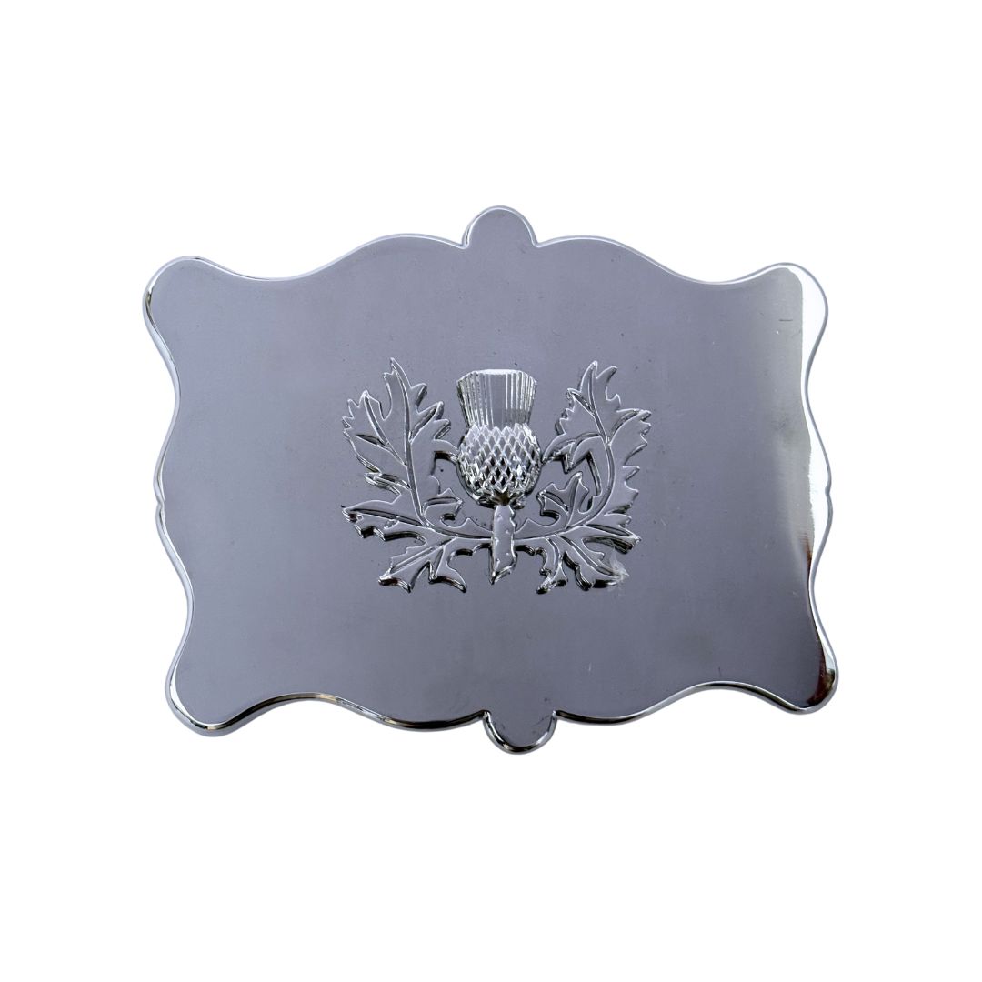 Intricate Scallop Thistle - Chrome Finish