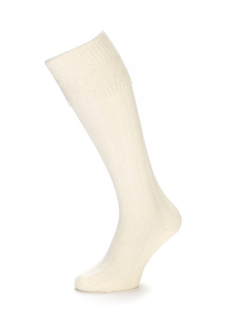 Men's Kilt Hose - Ecru (Cream)