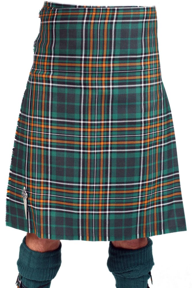 Irish County Prince Charlie Kilt Outfit – Made to Order kilt closeup view