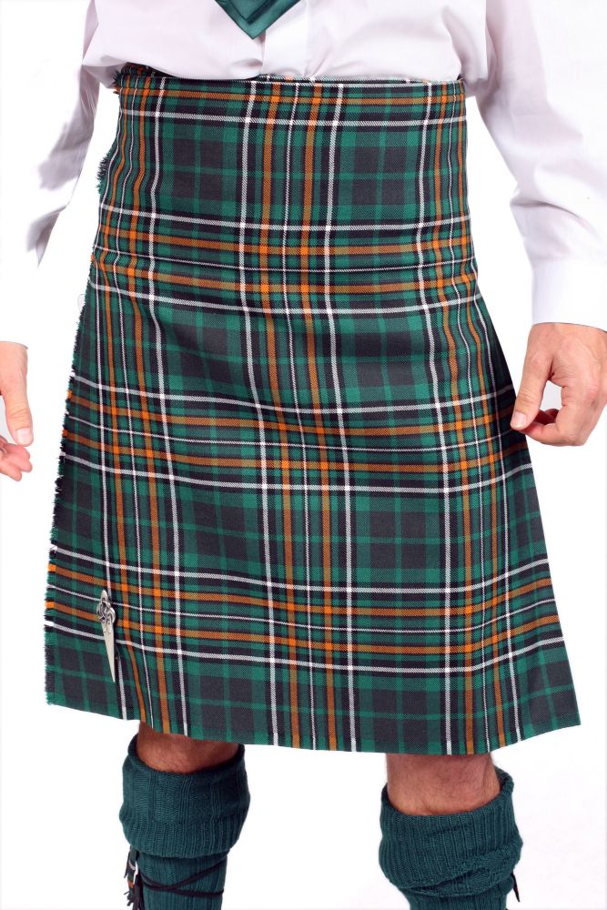 Irish County Prince Charlie Kilt Outfit – Made to Order kilt view