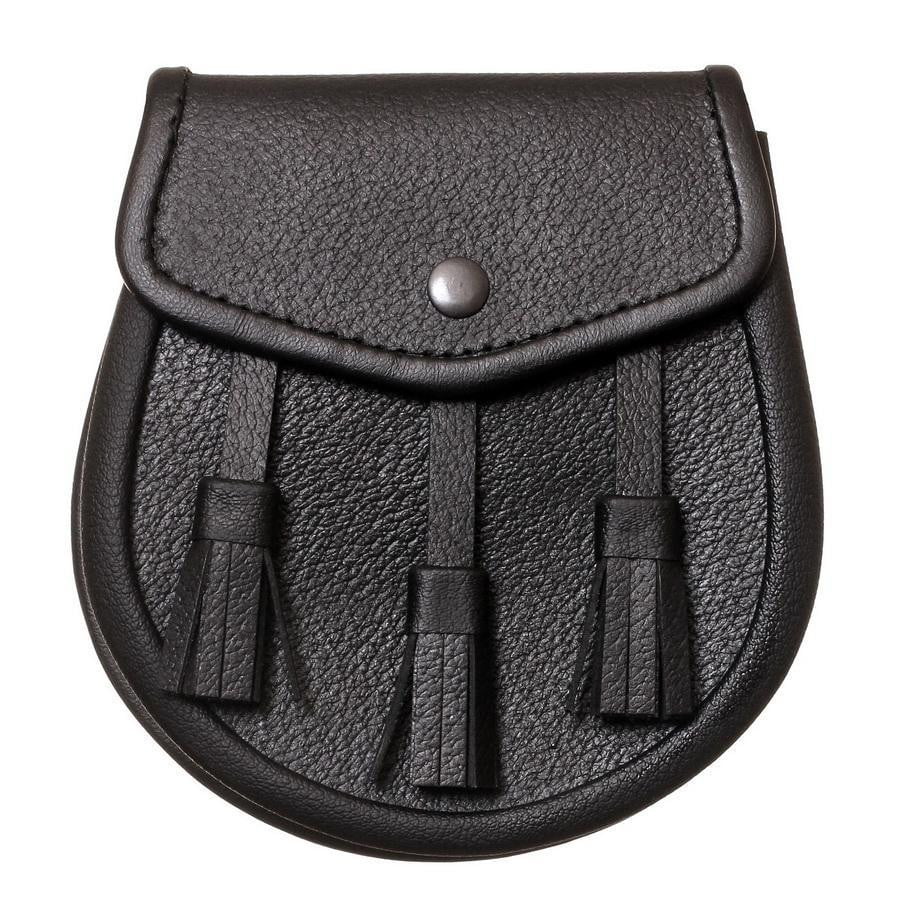 Basic Black Leather Day Sporran