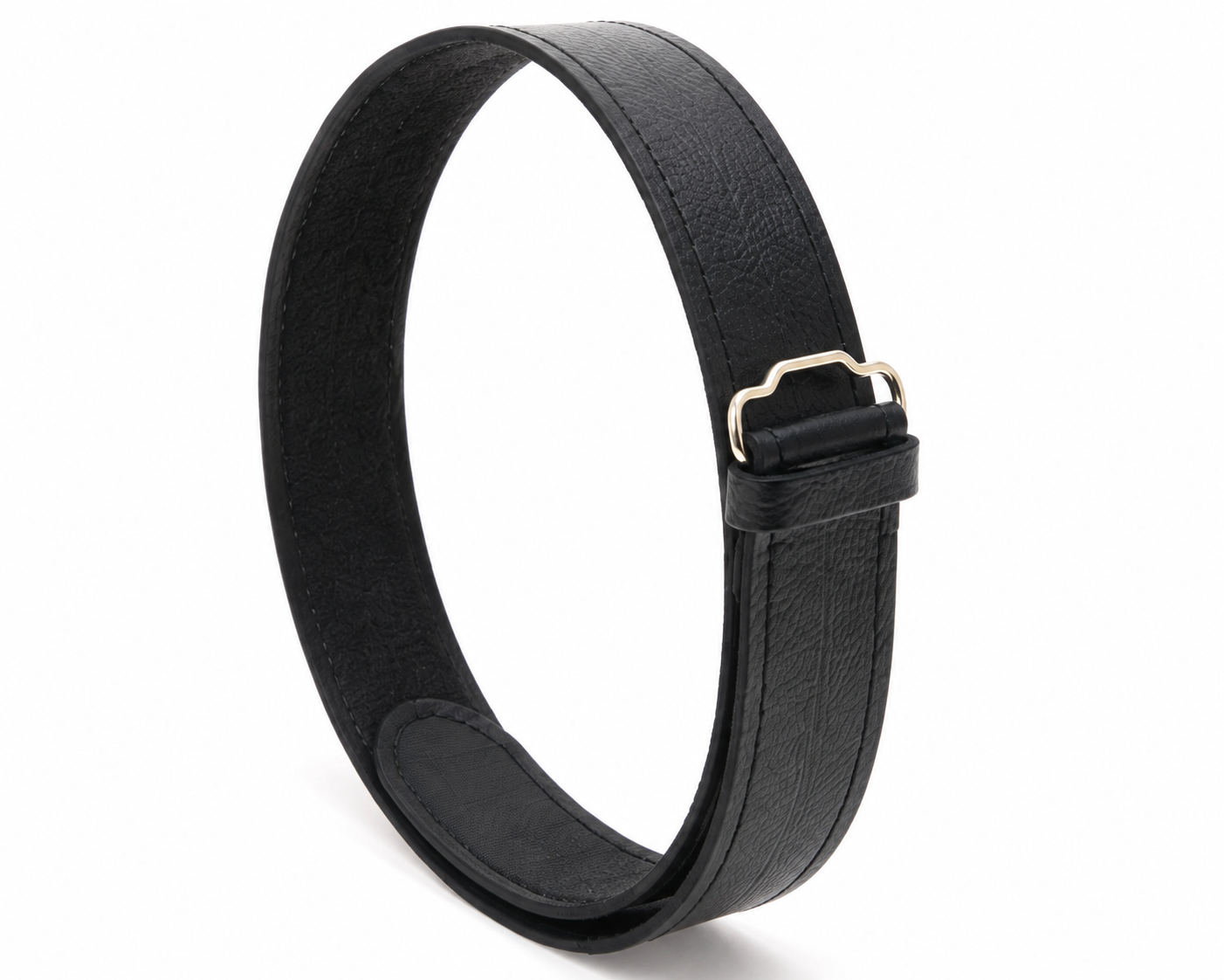 Scottish Made Plain Black Velcro Kilt Belt, Traditional Highland Dress Belt, Men’s Adjustable Kilt Waist Belt - Image 2