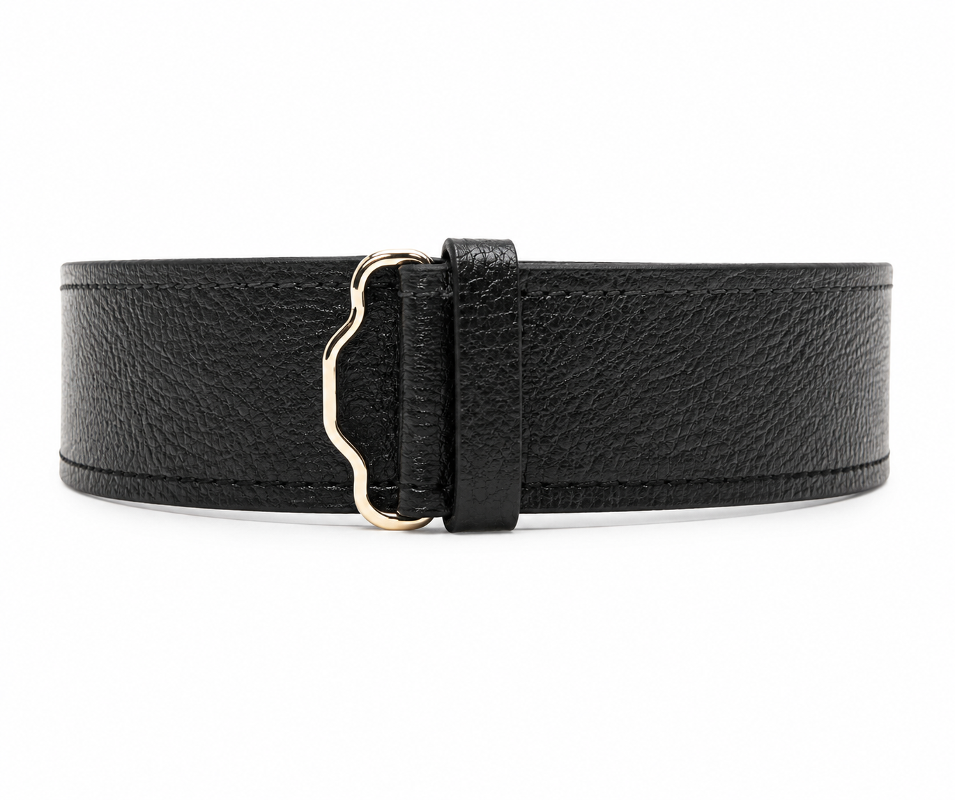 Scottish Made Plain Black Velcro Kilt Belt, Traditional Highland Dress Belt, Men’s Adjustable Kilt Waist Belt - Image 4