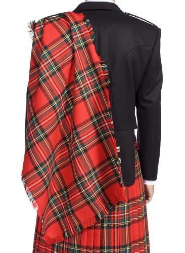 Men’s Fringed Fly Plaid details