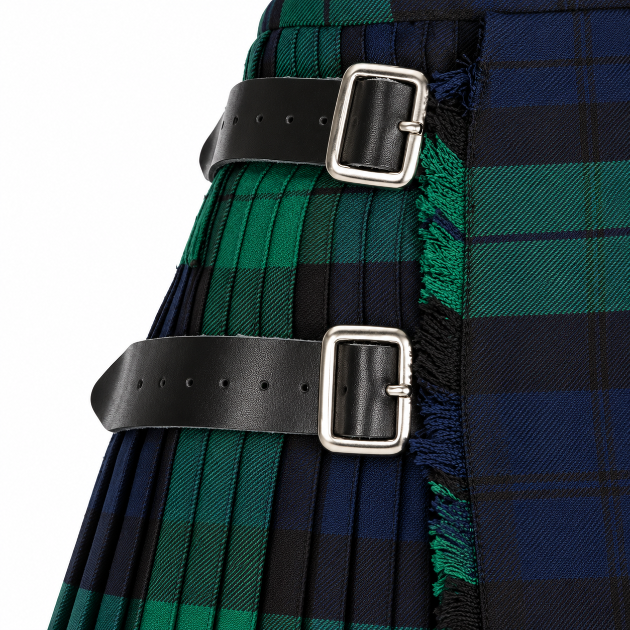 Men's Kilt, 8 Yard Polyviscose - Black Watch Modern - Image 4