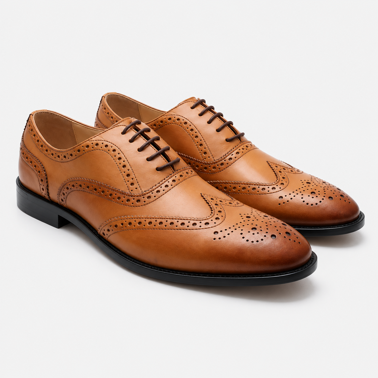 Luxury Day Brogues - Tan - DunHope