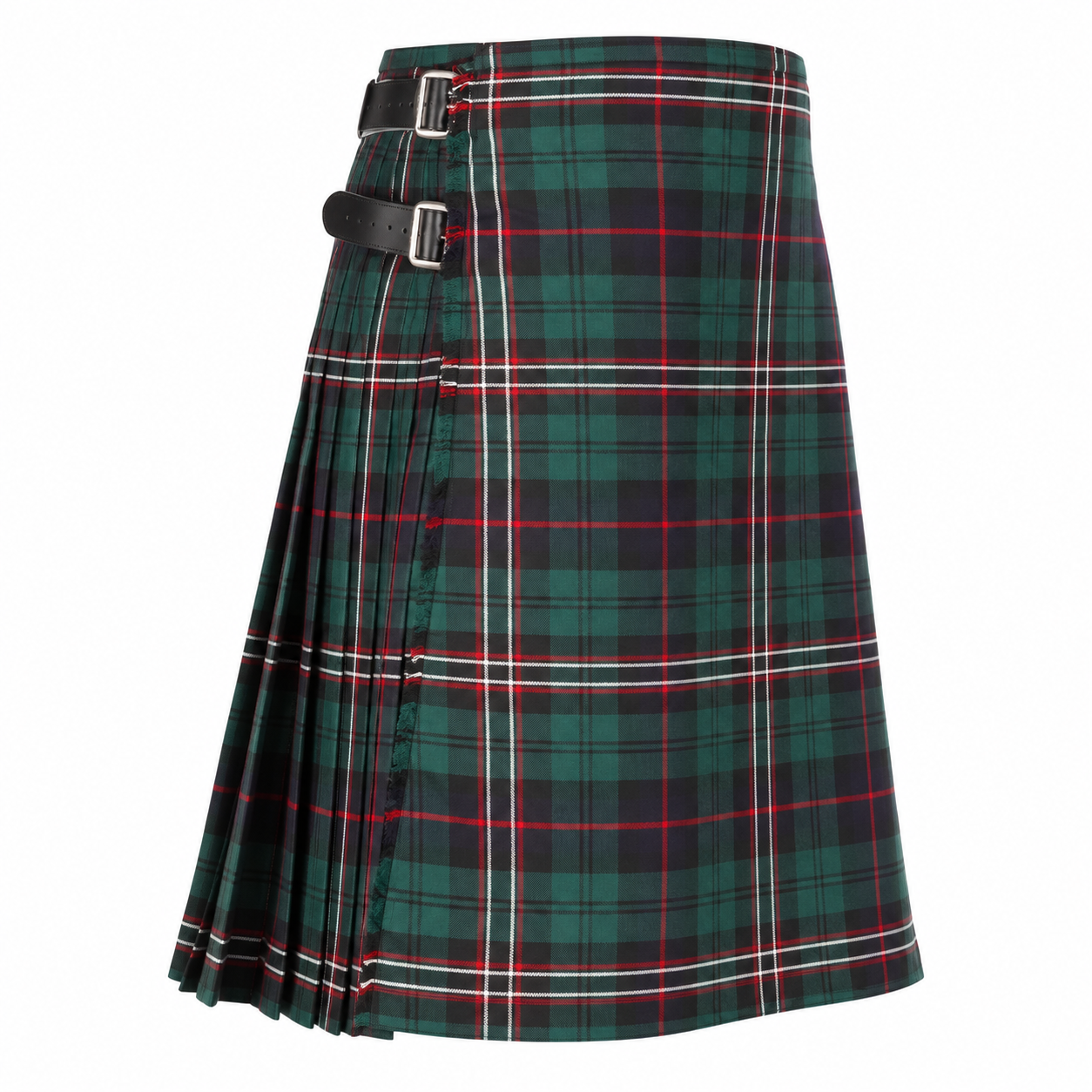 Men's Kilt, 8 Yard Polyviscose - Scottish National