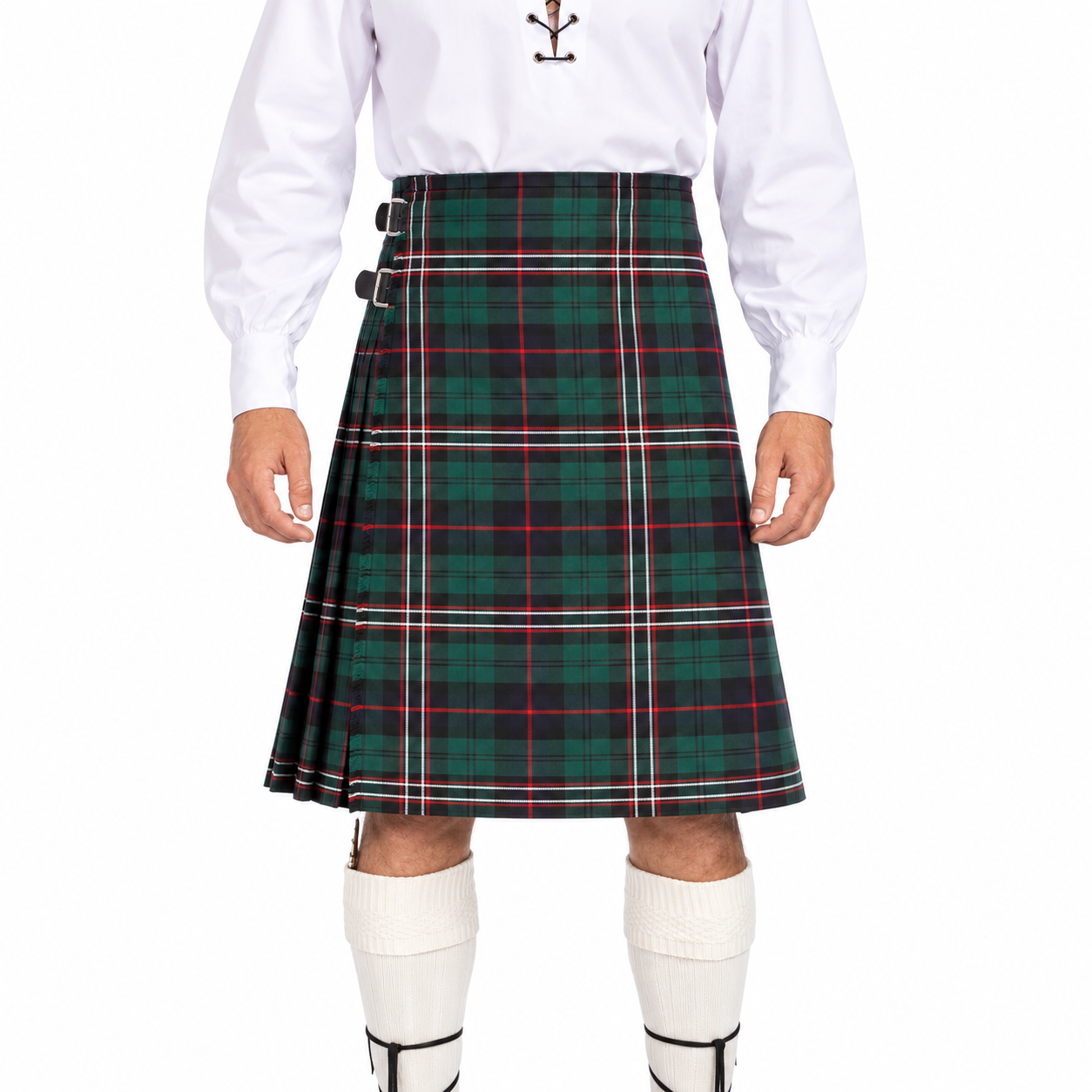 Men's Kilt, 8 Yard Polyviscose - Scottish National - Image 7