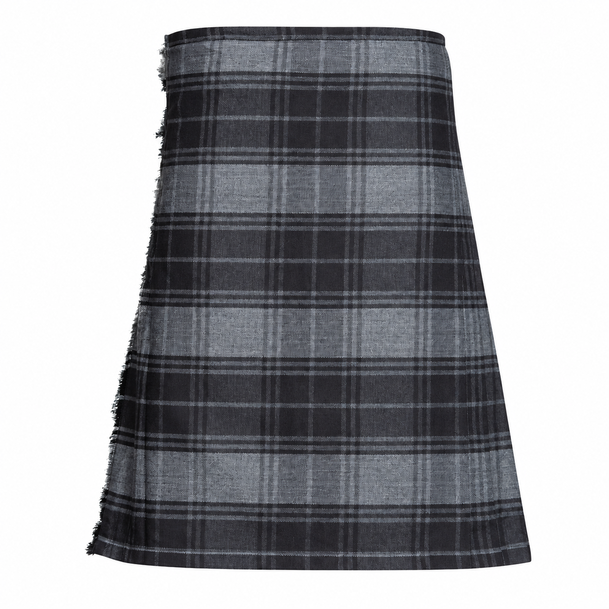 Men's Kilt, 8 Yard Polyviscose - Grey Highlander